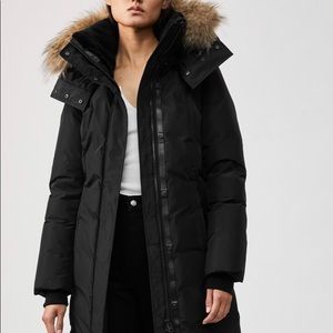 Mackage Jada Long Puffy Down Coat Jacket XS.